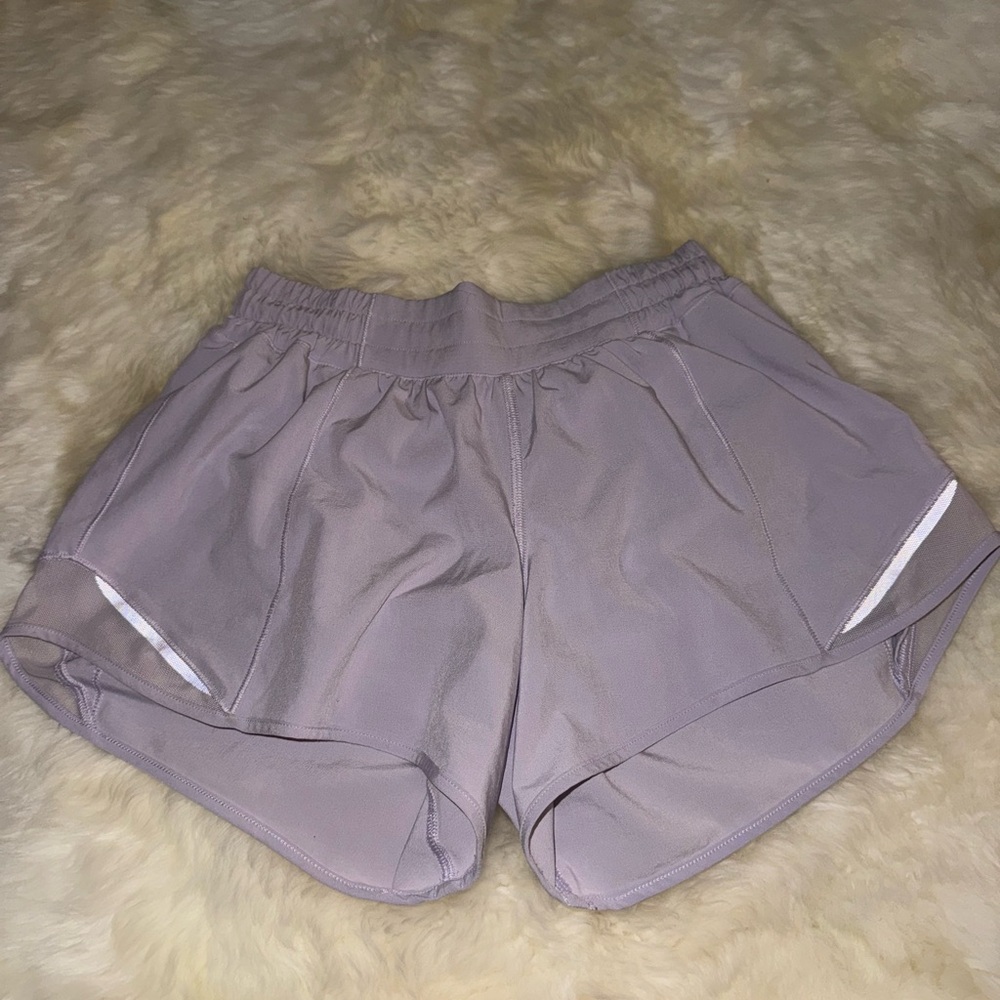Lululemon Athletica Light Purple Athletic Shorts